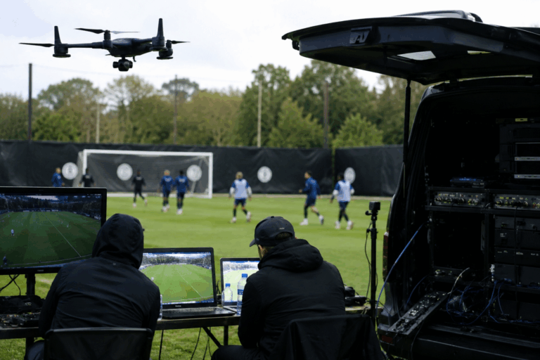 Mata-mata drone saat latihan