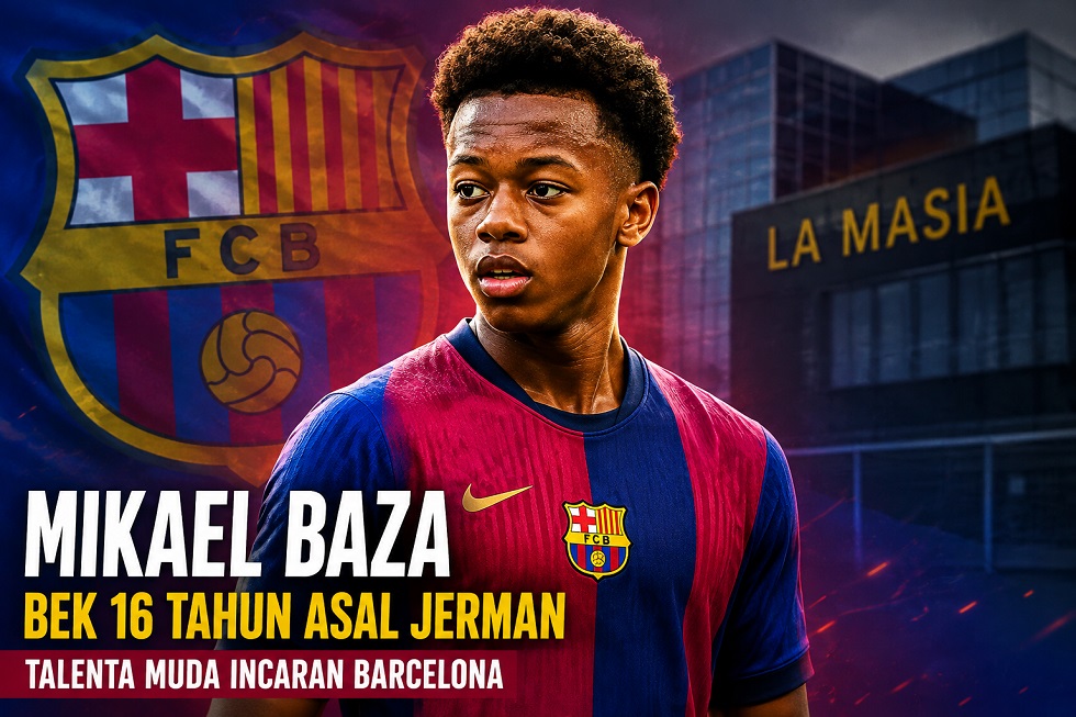 Profil Mikael Baza, bek 16 tahun Hamburger SV yang dibidik Barcelona.