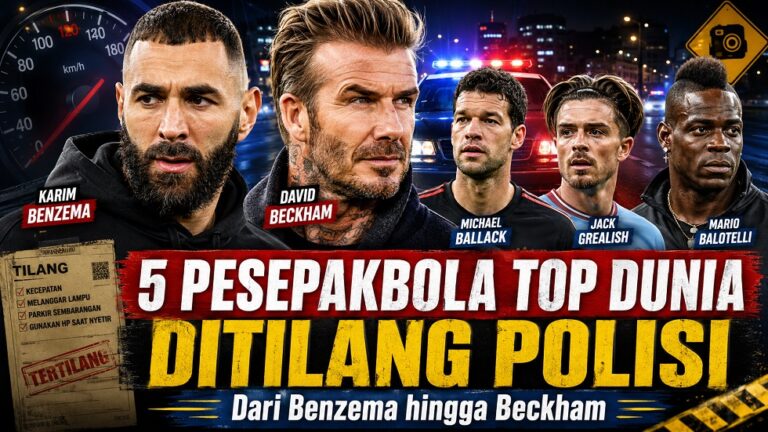 5 Pesepakbola Top Dunia Ditilang Polisi