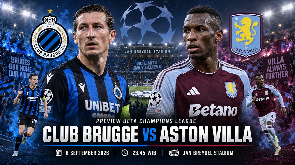 Preview Club Brugge vs Aston Villa