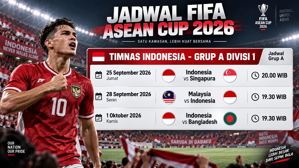 Jadwal FIFA ASEAN Cup 2026