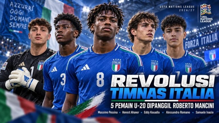 5 pemain berusia di bawah 20 tahun di Timnas Italia.
