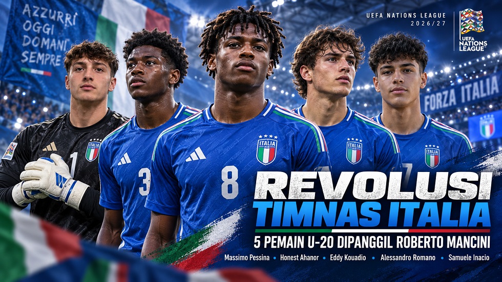 5 pemain berusia di bawah 20 tahun di Timnas Italia.